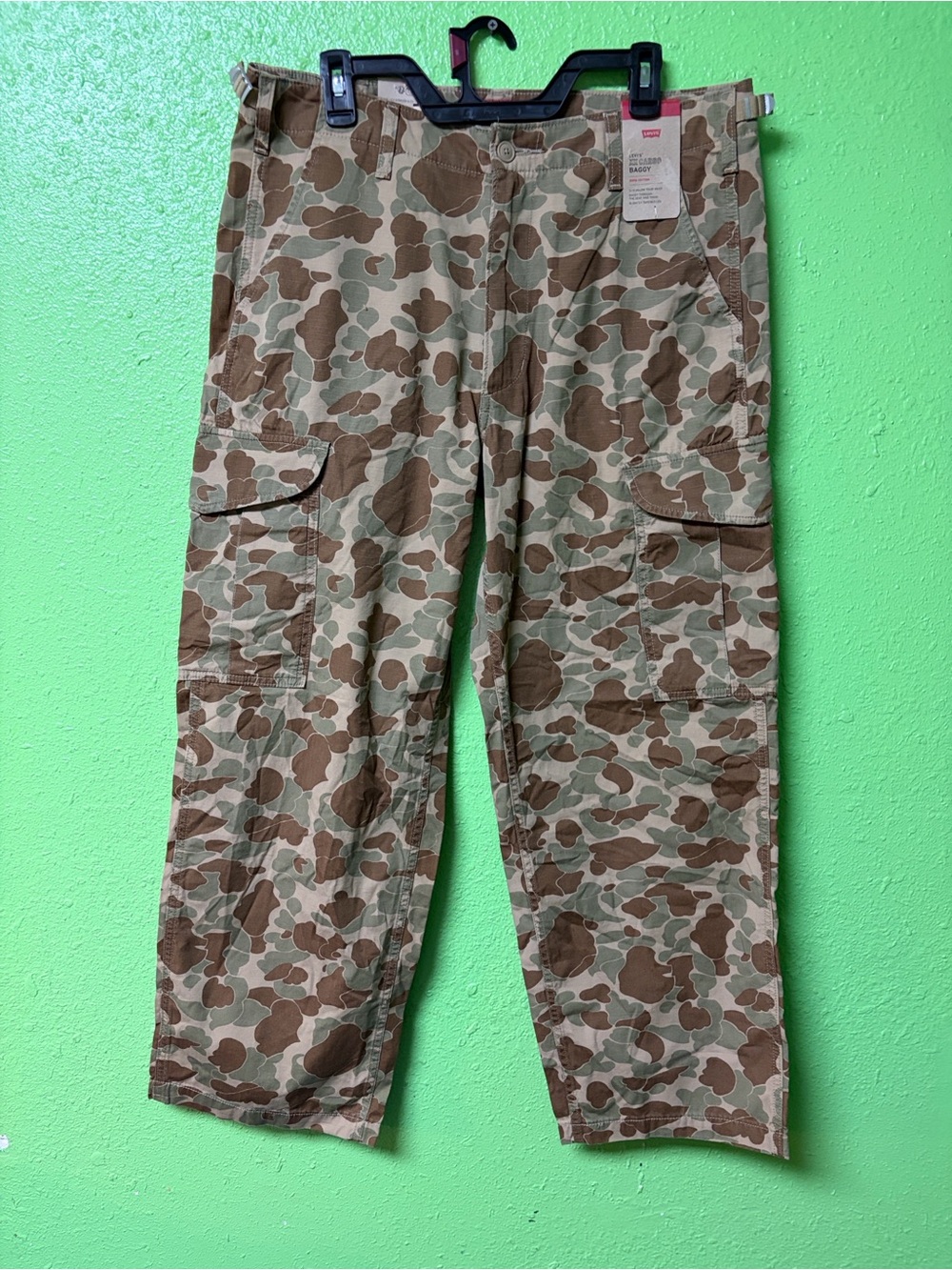 Levi’s Men's Camo Cargo Pants - Brown/Green